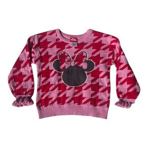 Disney Junior Minnie Mouse Pink and Red Sweater 2T
